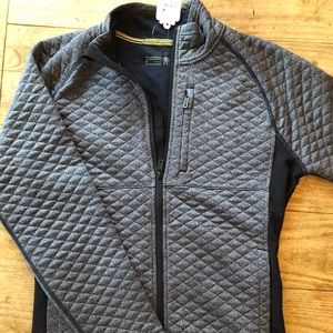 Smart wool quilted long sleeve
